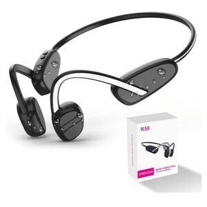 Bone Conduction Headphones Bluetooth 5.3 Waterproof 8 hrs Battery Life Wireless